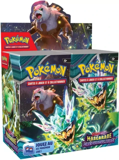 Display pokemon Ev6 Mascarade crépusculaire