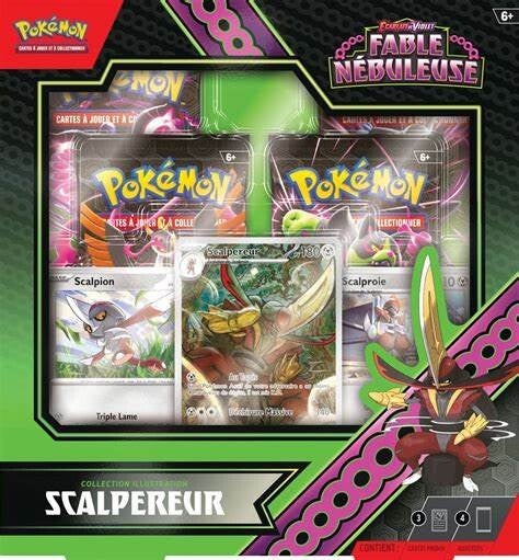 Coffret pokemon Scalpereur ev6.5 Fable nebuleuse