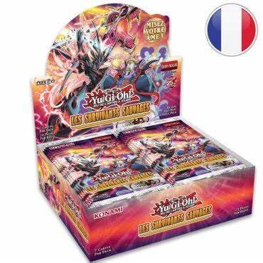 BOITE DE 24 BOOSTERS LES SURVIVANTS SAUVAGES - YU-GI-OH! FR