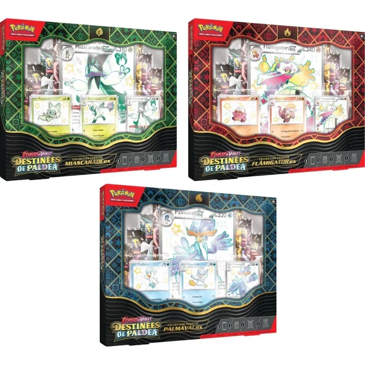 EV4.5 - Destinées de Paldea - Coffret Premium 8 boosters ALEATOIRE - FRANCAIS
