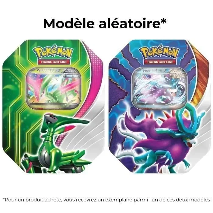 Pokebox printemps 2024 - modèle aléatoire Serpente-eau ou Vert-de-fer