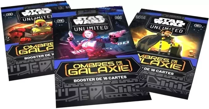 Star Wars Unlimited : 1 Booster Ombres de la Galaxie FR