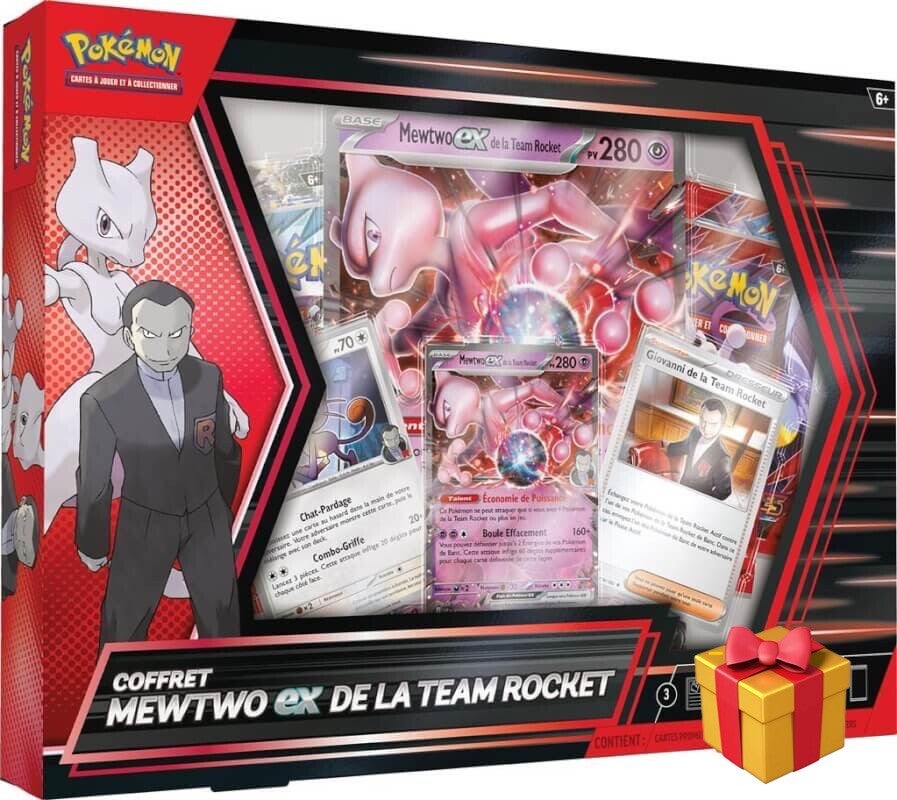 Preco Coffret Pokémon Mewtwo-ex + 1 case protection