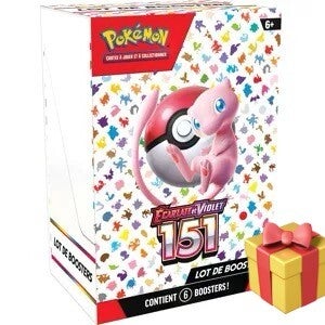 Bundle 6 booster 151 ev3.5 + 1 jeu Asmodee solo
