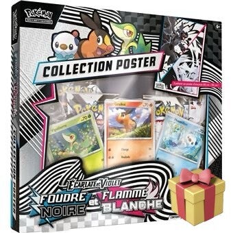Coffret Poster Foudre Noire & Flamme BlanchE