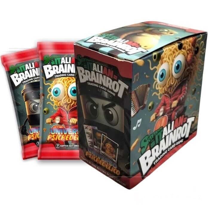 DISPLAY BRAINROT BOOSTERS DE 7 CARTES À COLLECTIONNER (IT)