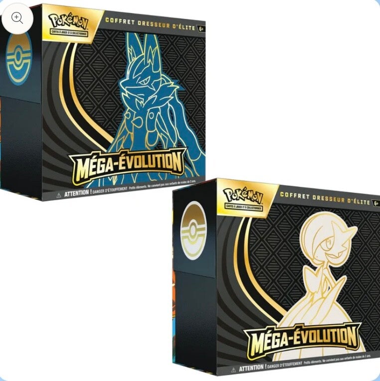 ME1 - Méga-Evolution - DUO Etb - FRANCAIS (10/10) + 5 booster tcg aléatoire