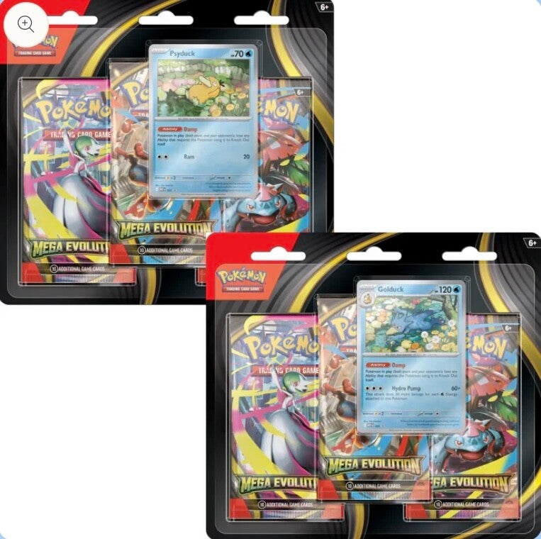 2 tripack ME1 - Méga-Evolution - FRANCAIS (10/10) + 2 booster aléatoire tcg