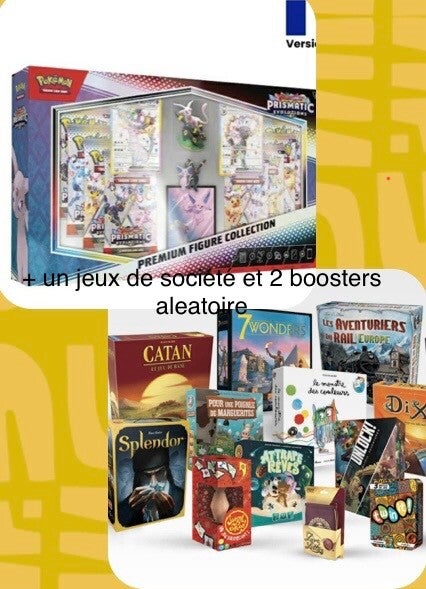 Pokémon - Coffret Collection Premium Figurine Mentali et Noctali - en français