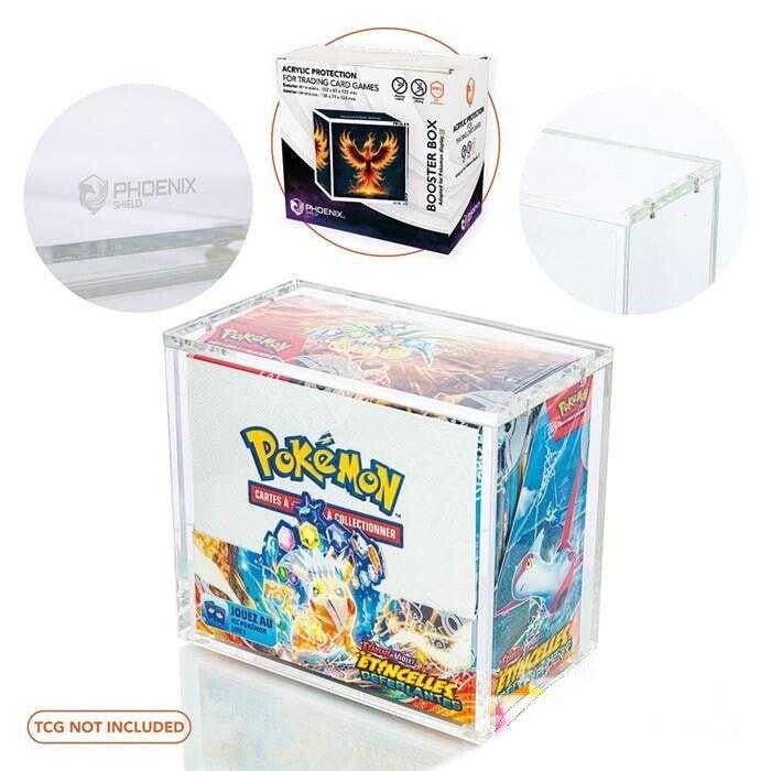 PROTECTION ACRYLIC CASE POUR DISPLAY POKEMON BOOSTER (MAGNETIQUE)